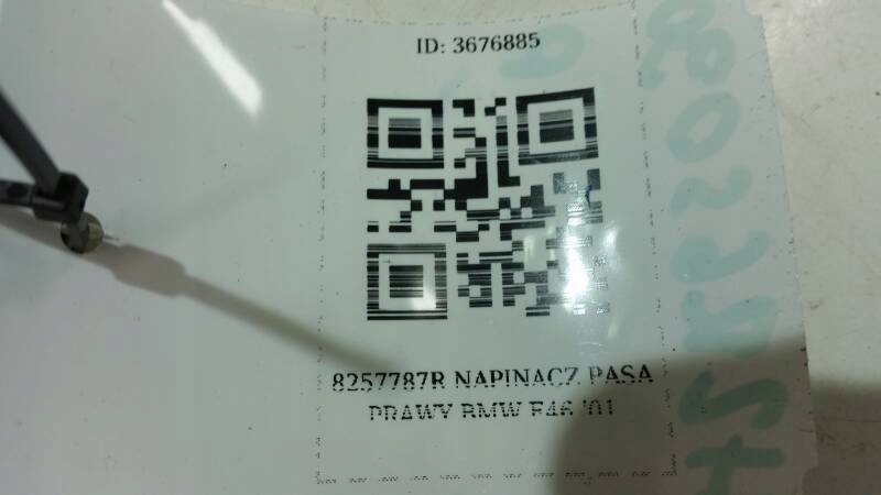 8257788R napinacz pasa prawy BMW E46 '01