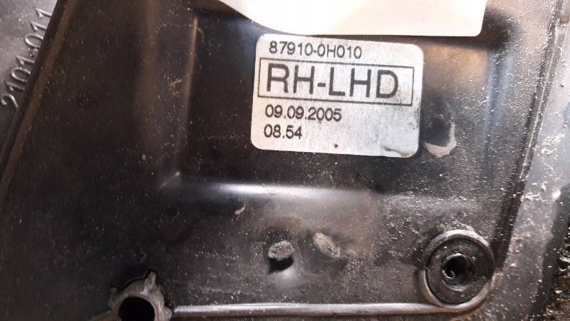 87910-0H010 LUSTERKO PRAWE TOYOTA AYGO MANUANE 09R