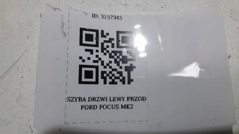 SZYBA DRZWI LEWY PRZOD FORD FOCUS MK2 5D