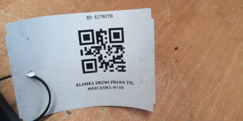 Klamka drzwi prawa tył mercedes w168