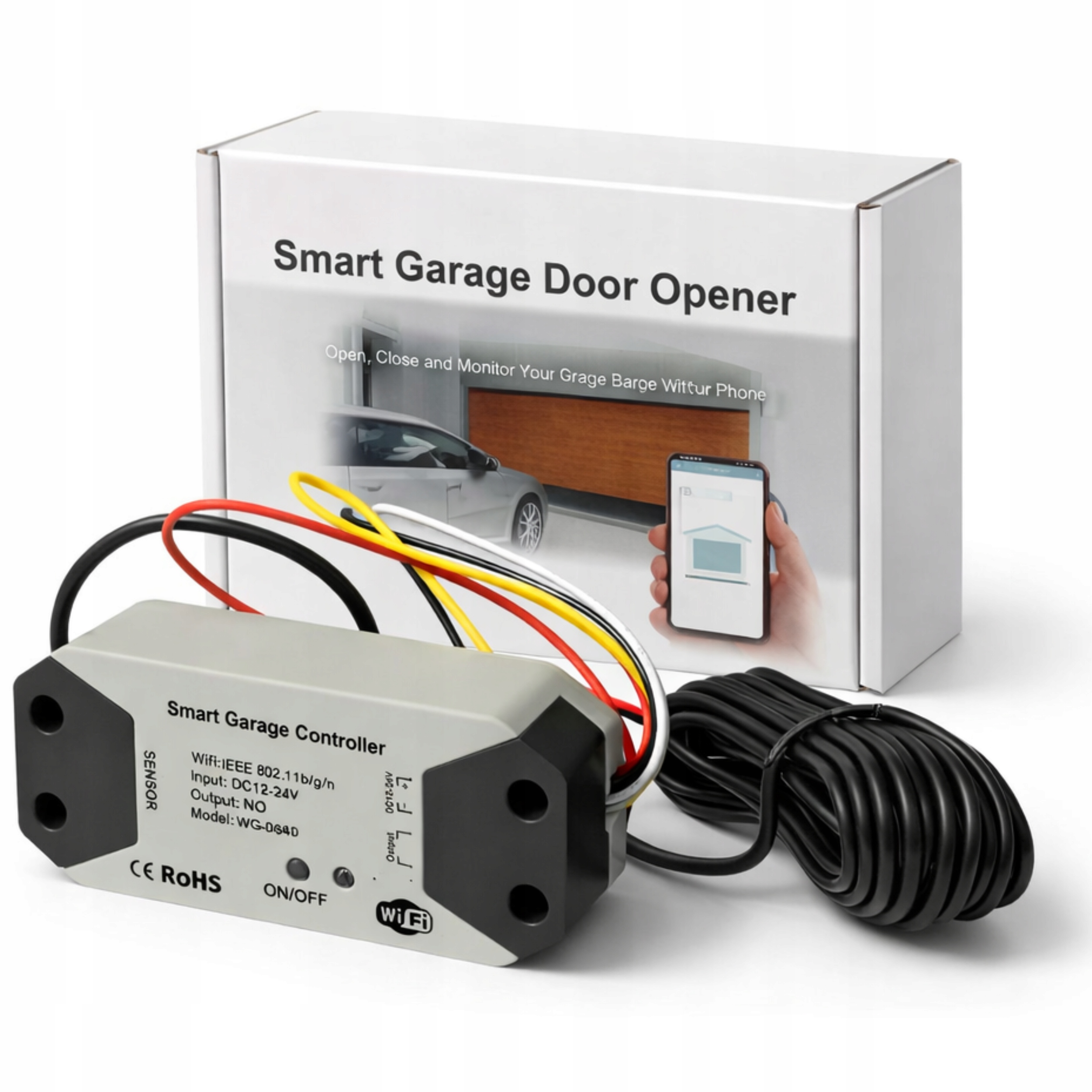 Zdjecie produktu: STEROWNIK BRAMY GARAŻOWEJ SMART SWITCH 12-24 V WiFi TUYA ZDALNA OBSŁUGA