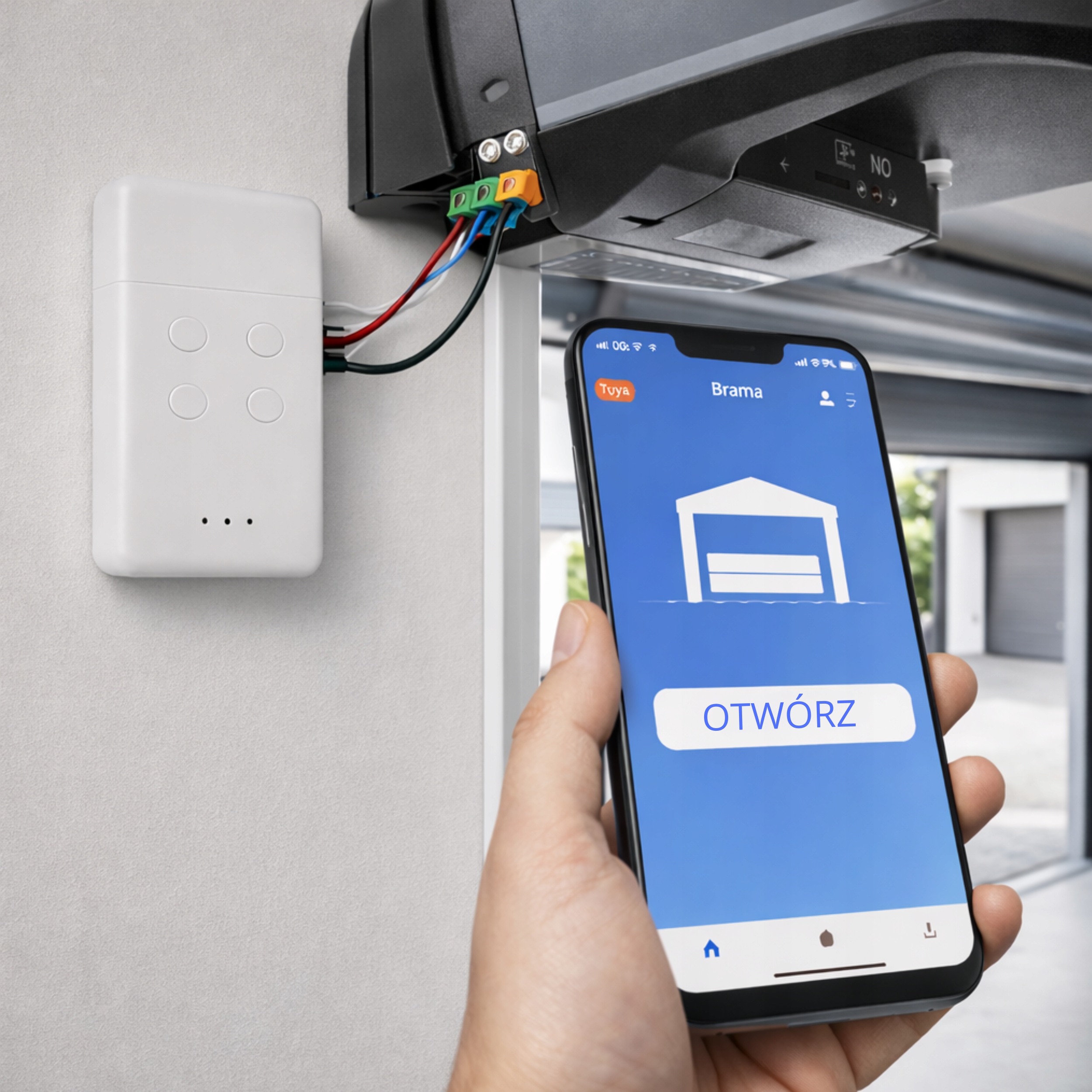 Zdjecie produktu: INTELIGENTNY STEROWNIK DO BRAM GARAŻOWYCH NORMSTAHL WIFI NAJWYŻSZA JAKOŚĆ