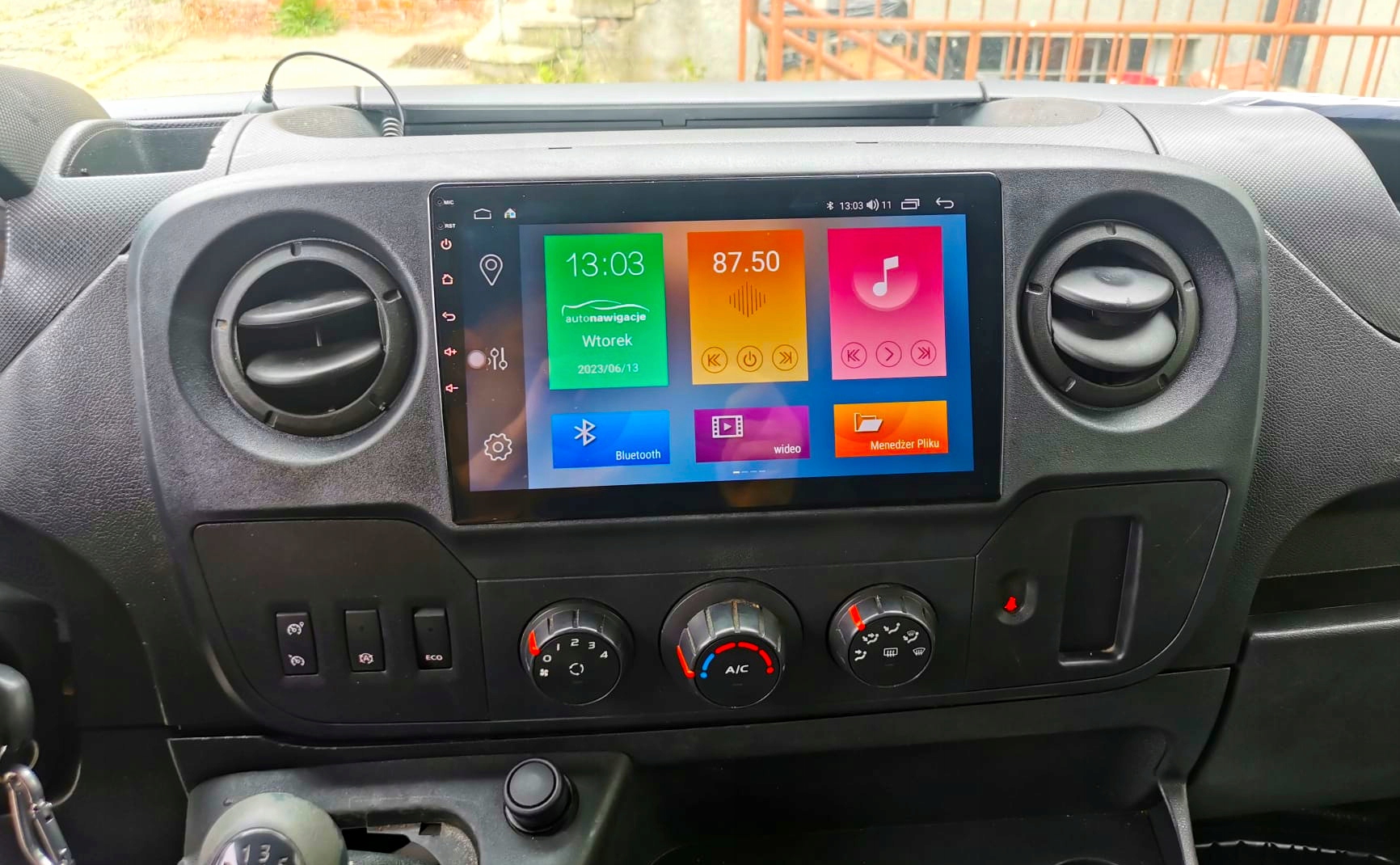 RADIO NAWIGACJA GPS NISSAN NV400 2010-2018 ANDROID 8/128 GB