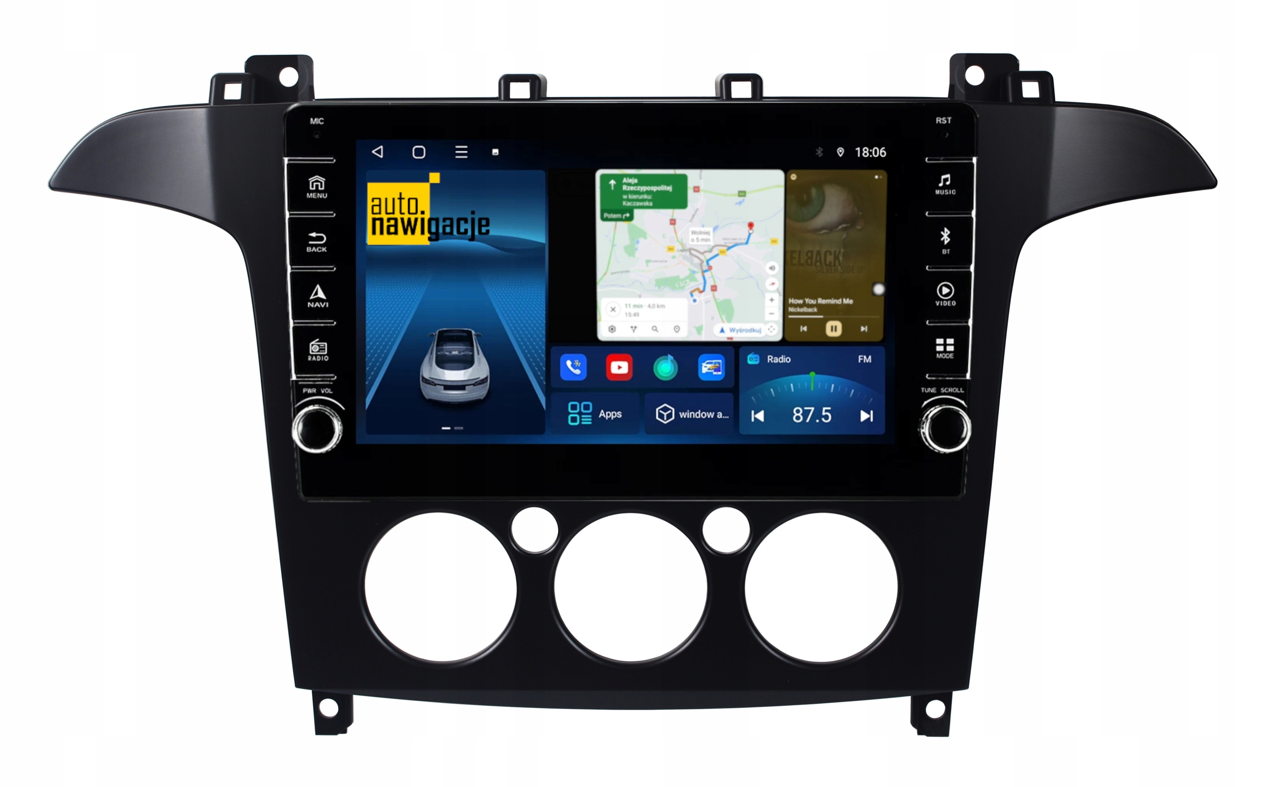 RADIO NAWIGACJA GPS FORD S-MAX 2006-2015 ANDROID 8/128 GB 3 RADIO NAWIGACJA GPS FORD S-MAX 2006-2015 ANDROID 8/128 GB