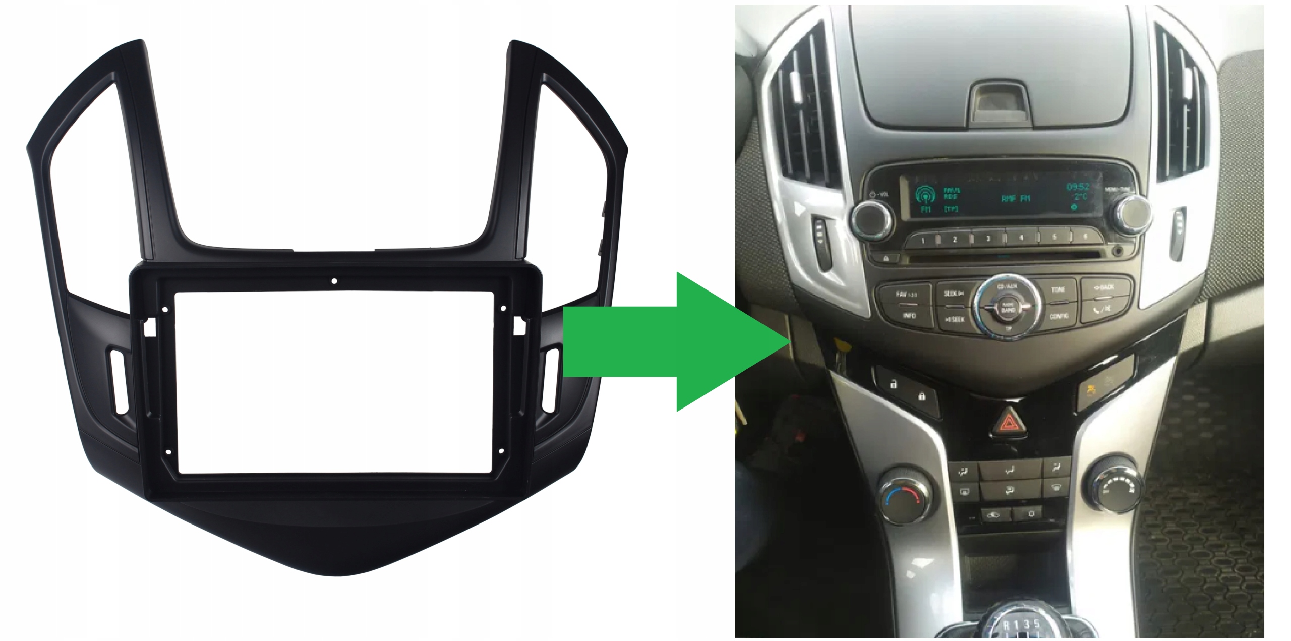 RAMKA DO NAWIGACJI CHEVROLET CRUZE 2013-2016