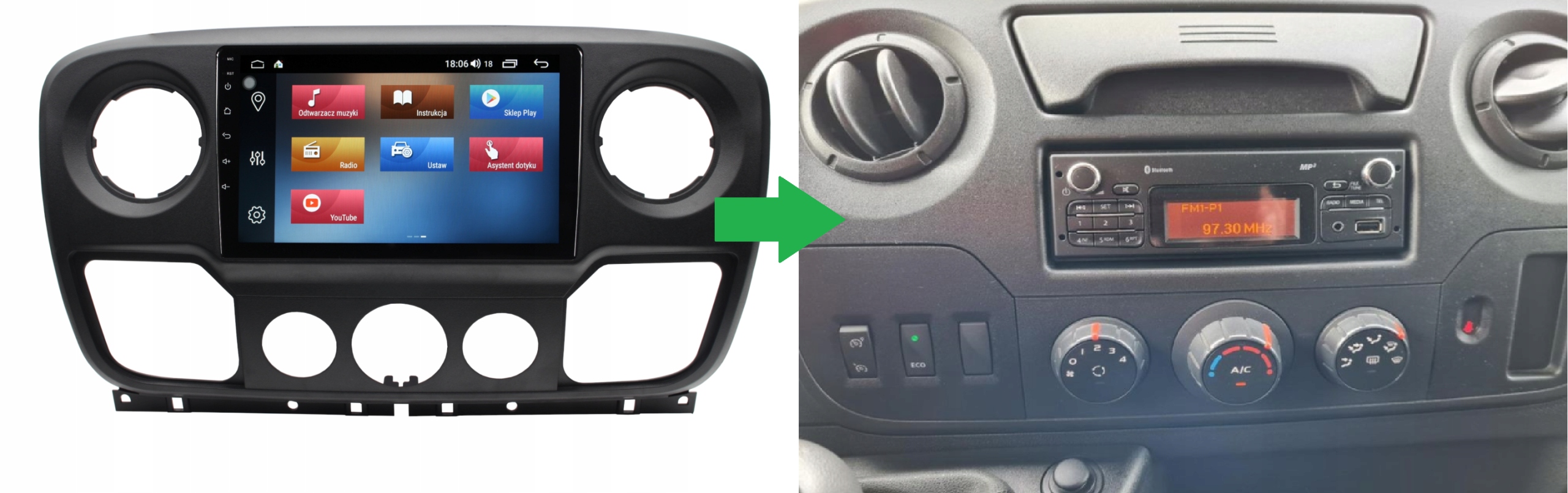RADIO NAWIGACJA GPS NISSAN NV400 2010-2018 ANDROID 8/128 GB 5 RADIO NAWIGACJA GPS NISSAN NV400 2010-2018 ANDROID 8/128 GB