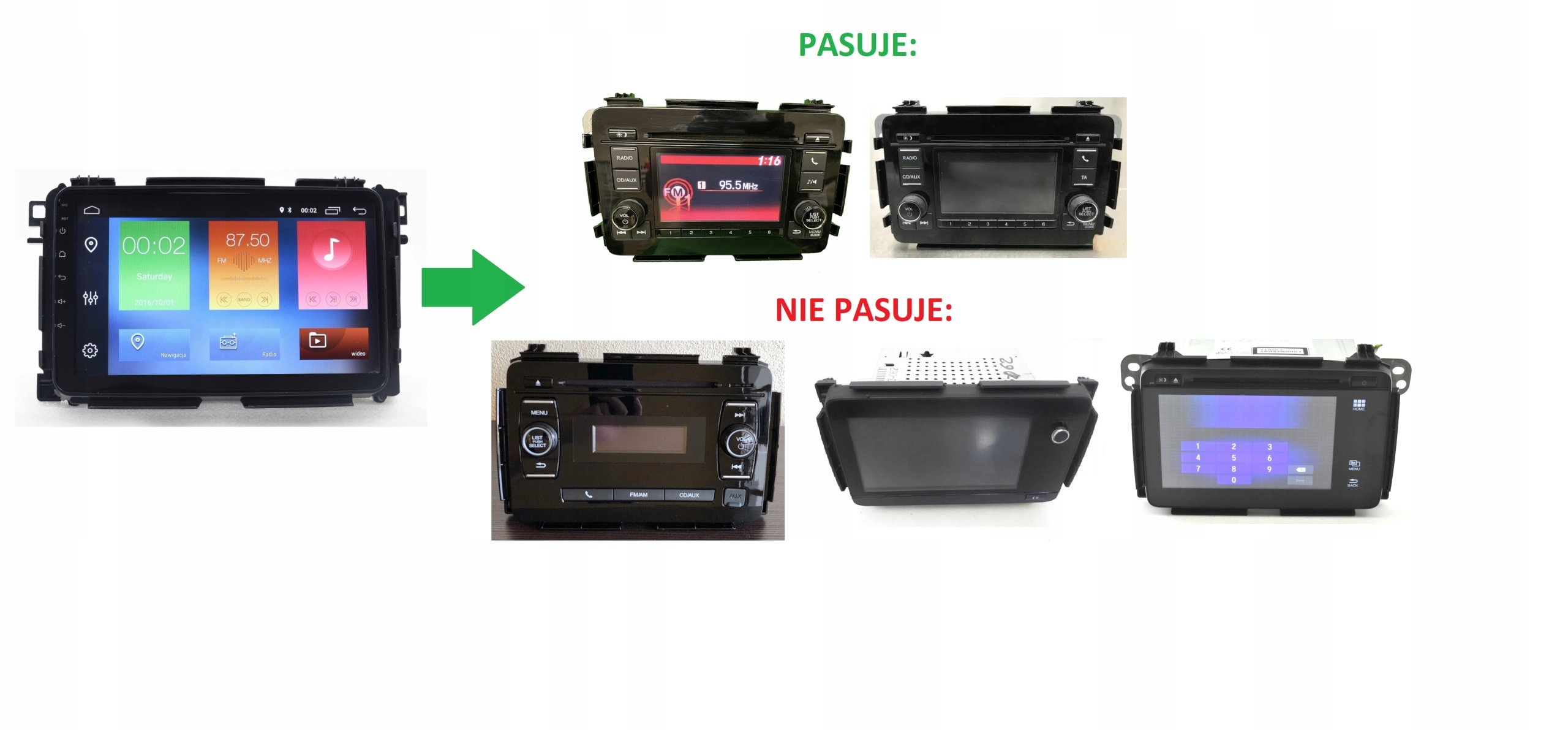 RADIO NAWIGACJA GPS HONDA HR-V 2015+ ANDROID 2/64 GB