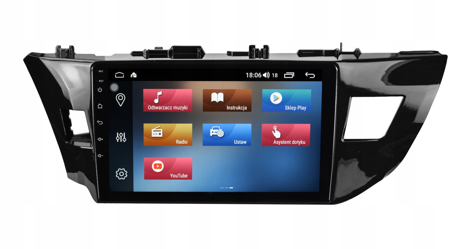 Apple - Mushipad10台 RADIO NAWIGACJA GPS TOYOTA COROLLA XI E16 2013+ ANDROID 4/64