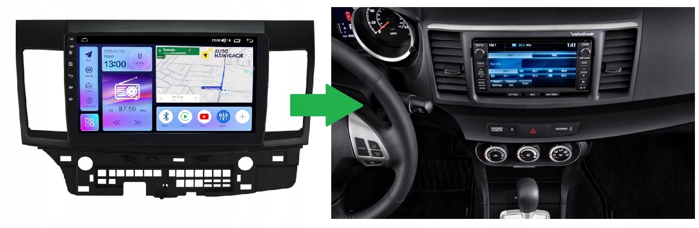 RADIO NAWIGACJA GPS MITSUBISHI LANCER VIII 2007-2014 ANDROID 4/64 GB 5 RADIO NAWIGACJA GPS MITSUBISHI LANCER VIII 2007-2014 ANDROID 4/64 GB