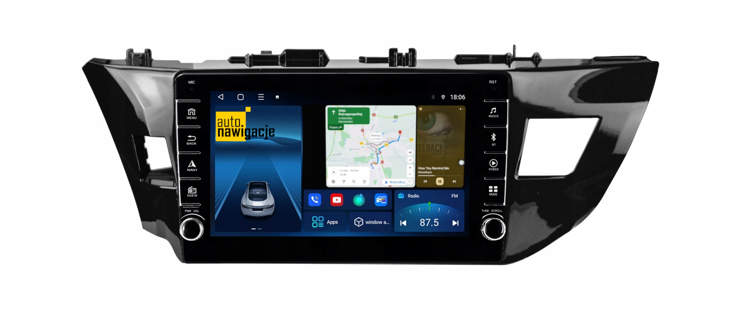 RADIO NAWIGACJA GPS TOYOTA COROLLA XI E16 2013+ ANDROID 2/64 GB 2 RADIO NAWIGACJA GPS TOYOTA COROLLA XI E16 2013+ ANDROID 2/64 GB