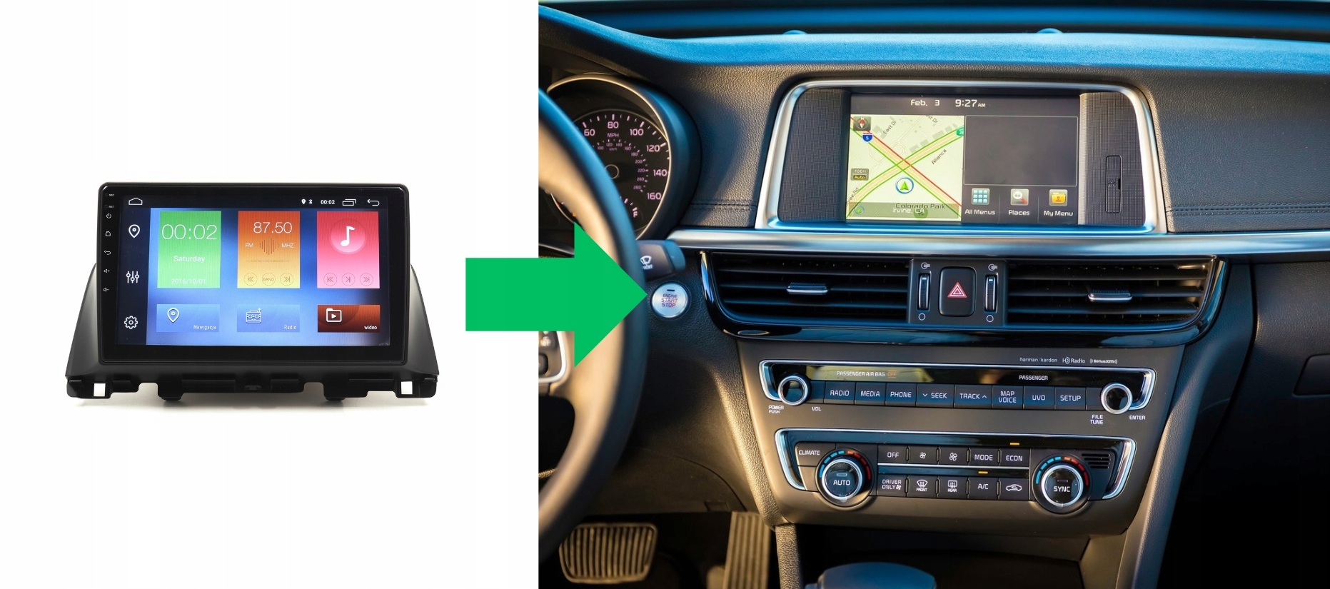 RADIO NAWIGACJA GPS KIA OPTIMA 2015-2019 ANDROID 4/64 GB 5 RADIO NAWIGACJA GPS KIA OPTIMA 2015-2019 ANDROID 4/64 GB
