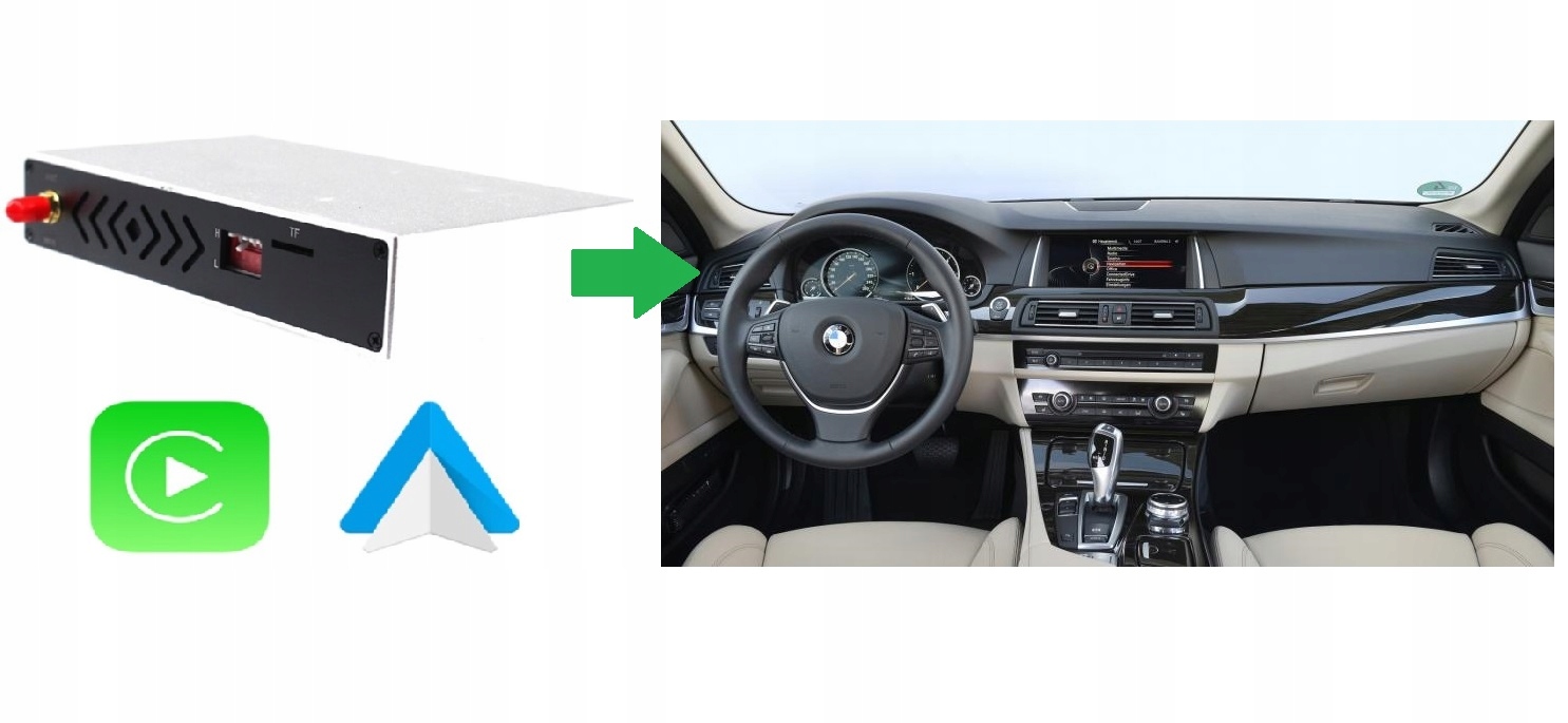MODUŁ CARPLAY ANDROID AUTO dla BMW z systemem CIC E81 E82 E84 E87 F20 F21