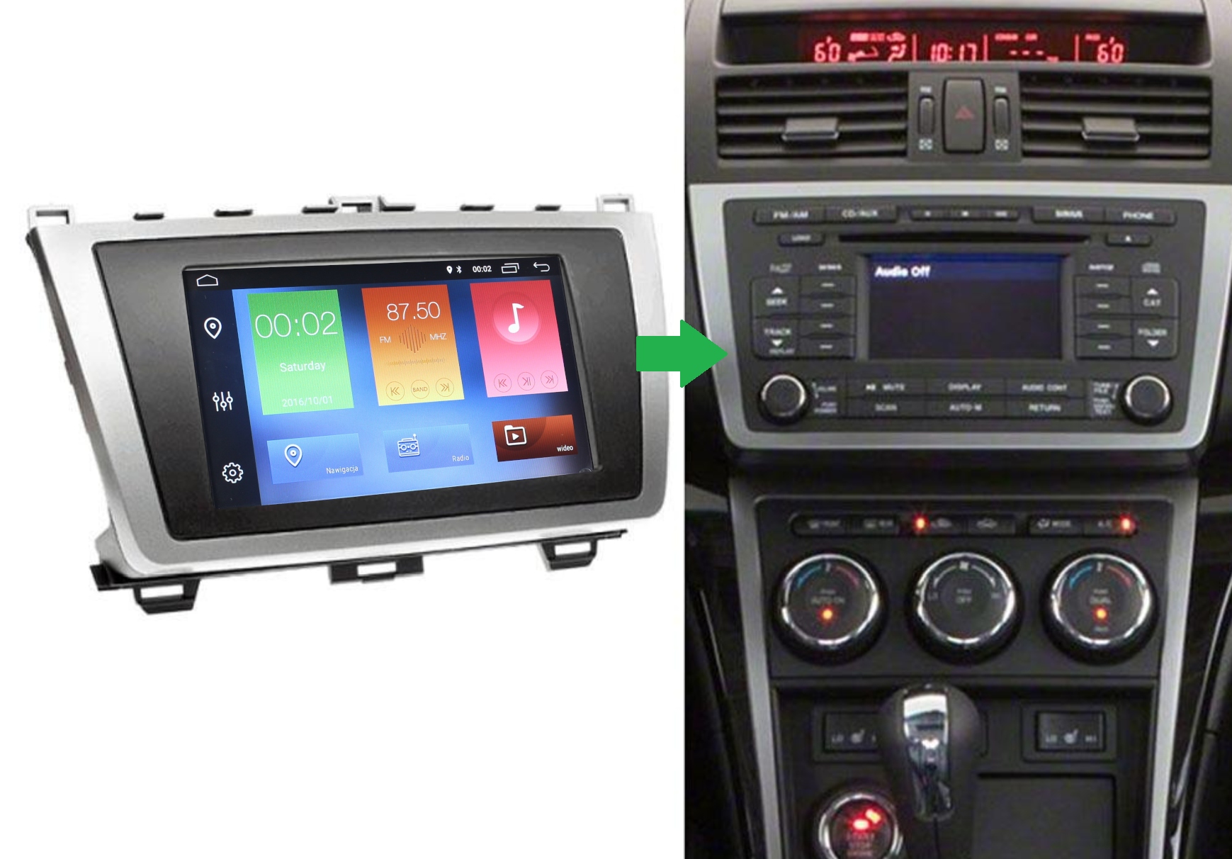 RADIO NAWIGACJA GPS MAZDA 6 2008-2012 ANDROID 2/32 GB 4 RADIO NAWIGACJA GPS MAZDA 6 2008-2012 ANDROID 2/32 GB