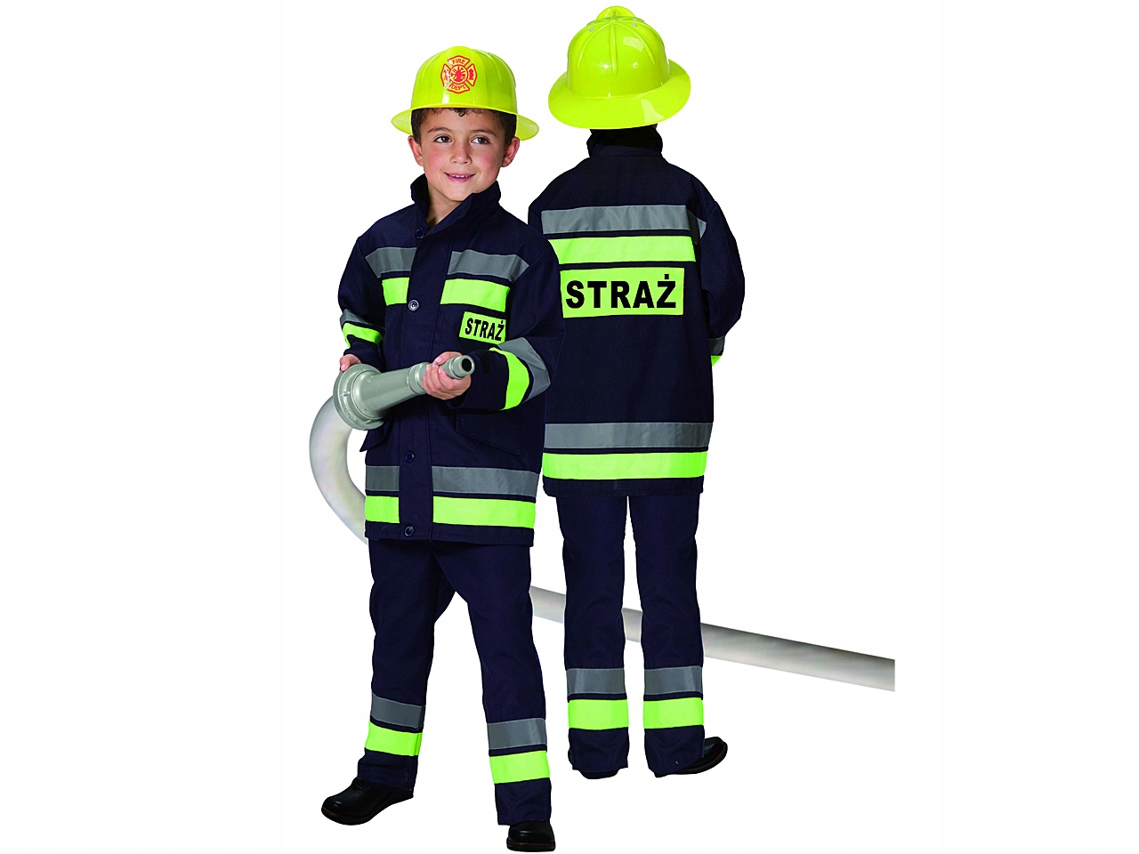 Strażak Strój Kostium Karnawałowy Straż 116 cm - Inna marka | Przyjęcia