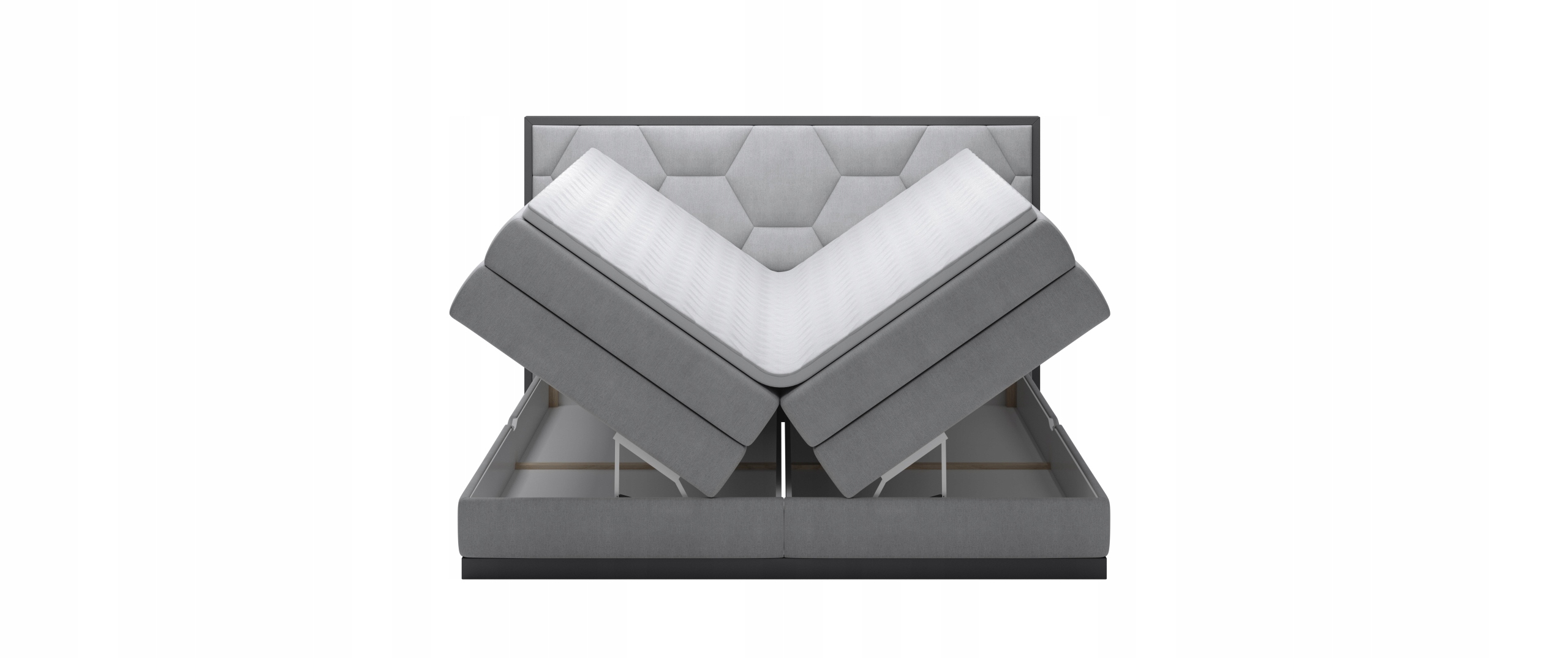 ŁÓŻKO KONTYNENTALNE BOXSPRING GALIA BASIC 160x200