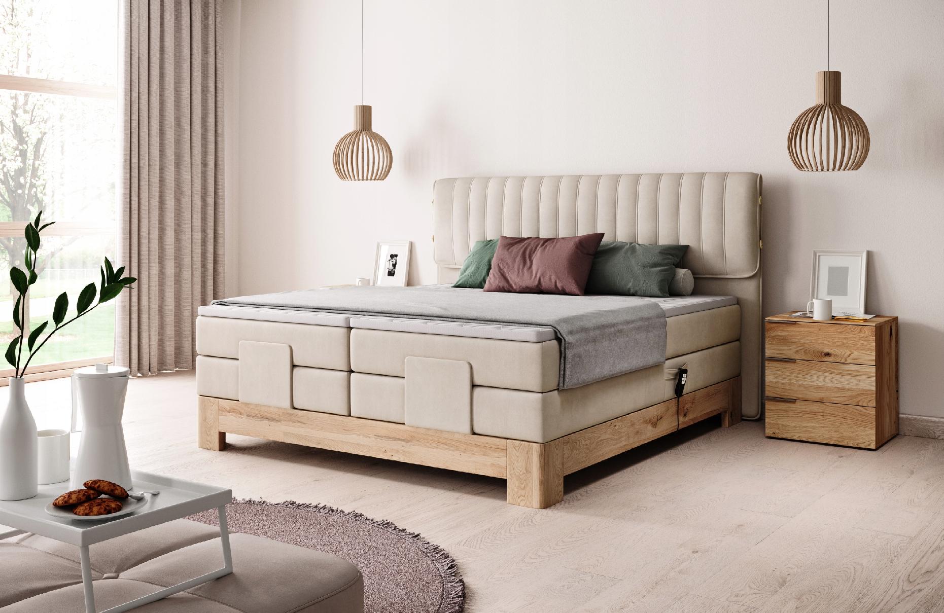ŁÓŻKO ŁOŻE KONTYNENTALNE BOXSPRING ELSA BASIC 160