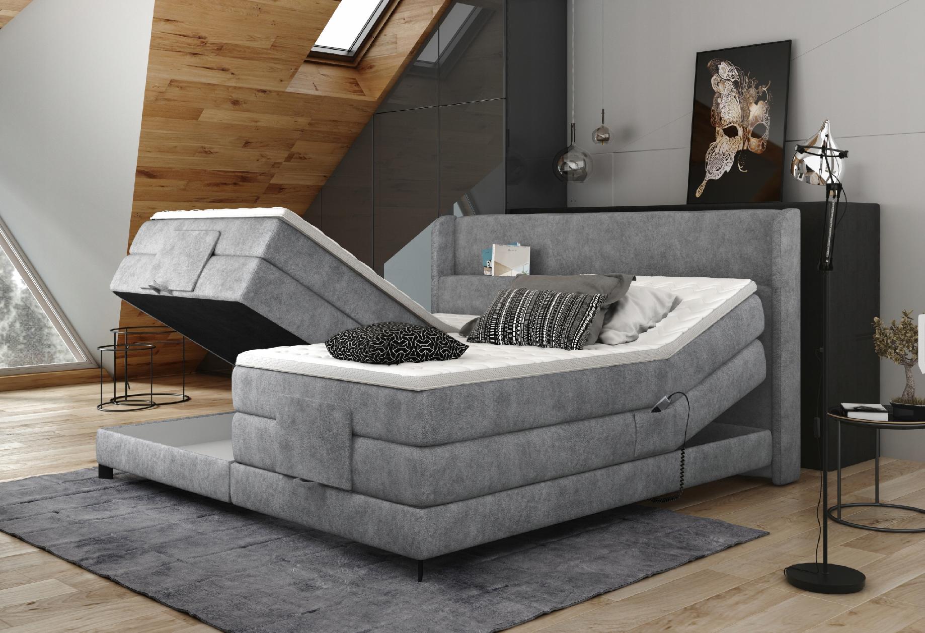 ŁÓŻKO KONTYNENTALNE BOXSPRING SAMBA BASIC 180