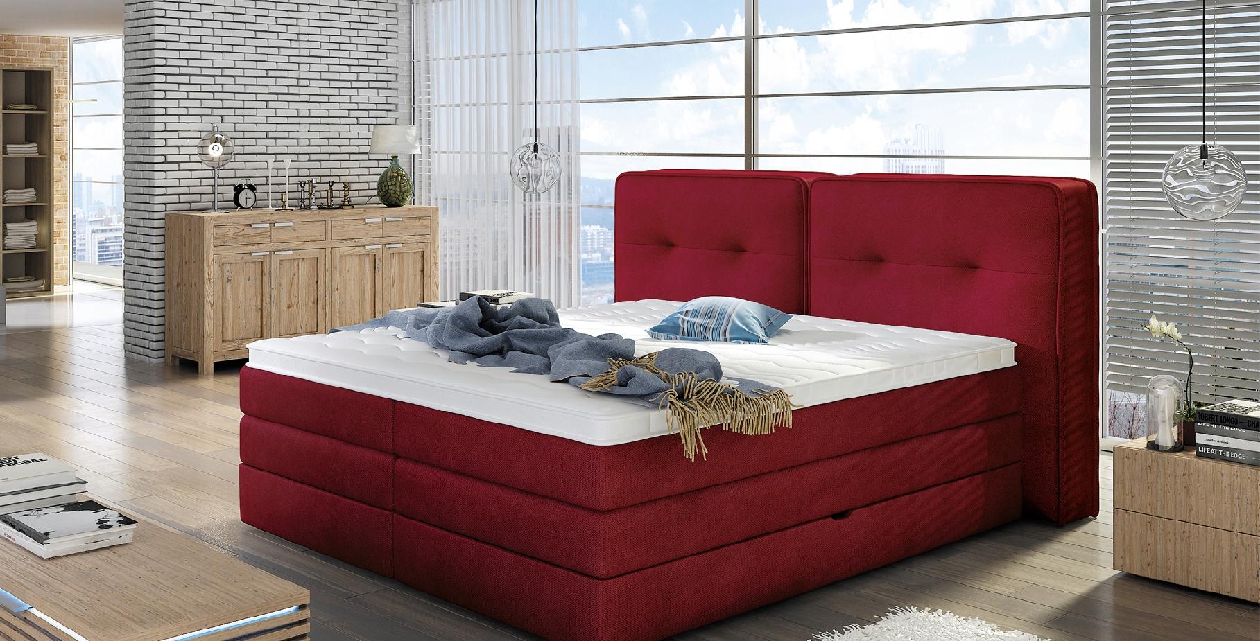 ŁÓŻKO KONTYNENTALNE BOXSPRING FALUN BASIC 140x200