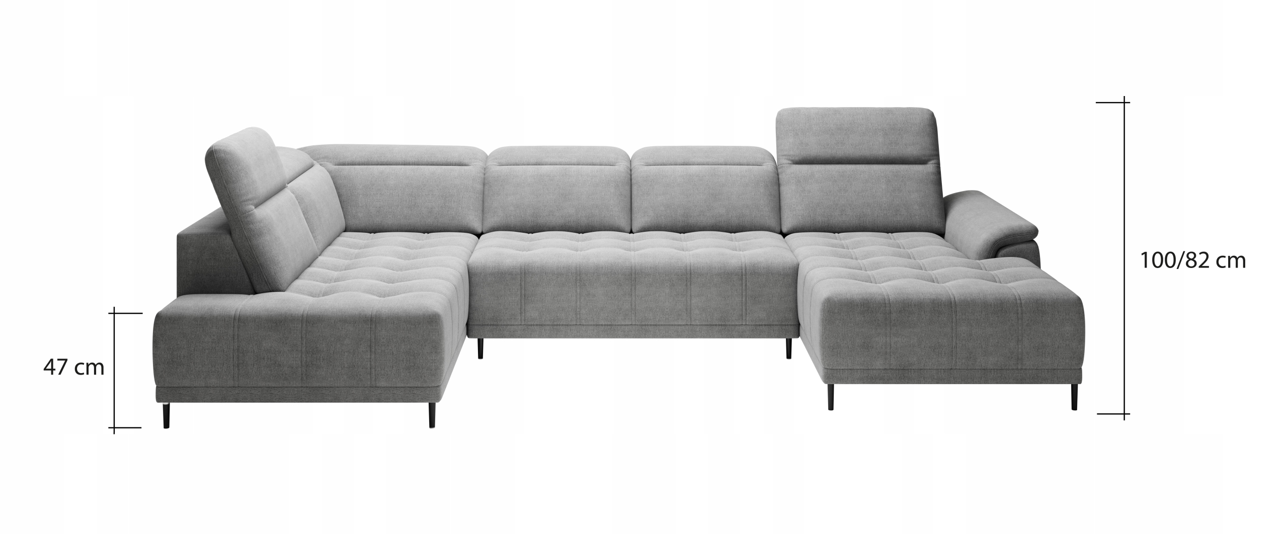 NOWOCZESNY NAROŻNIK CALVARO XL BASIC / F. RELAX