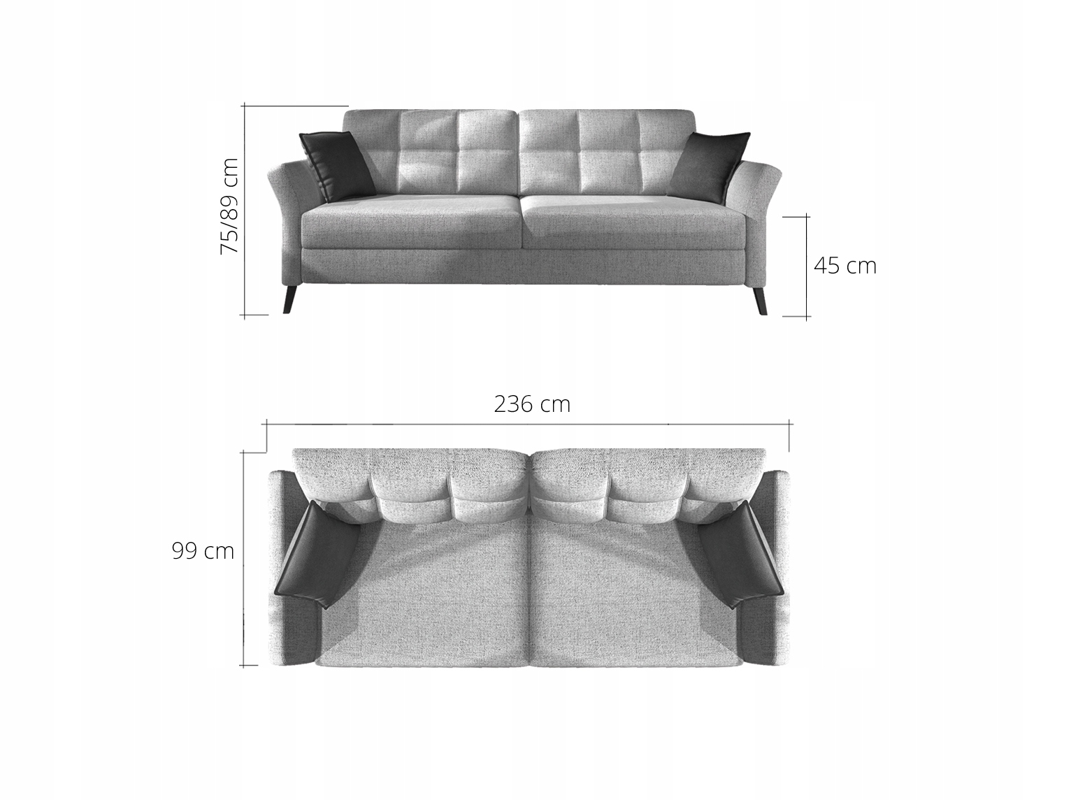 KANAPA SOFA WERSALKA FUEGO BASIC / AUTOMAT DL