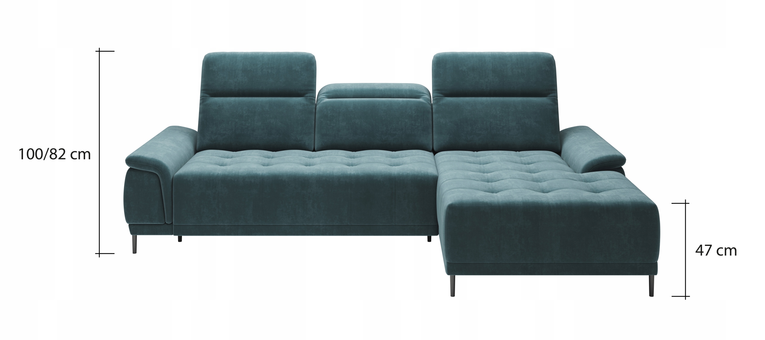 NOWOCZESNY NAROŻNIK CALVARO MINI BASIC / F. RELAX