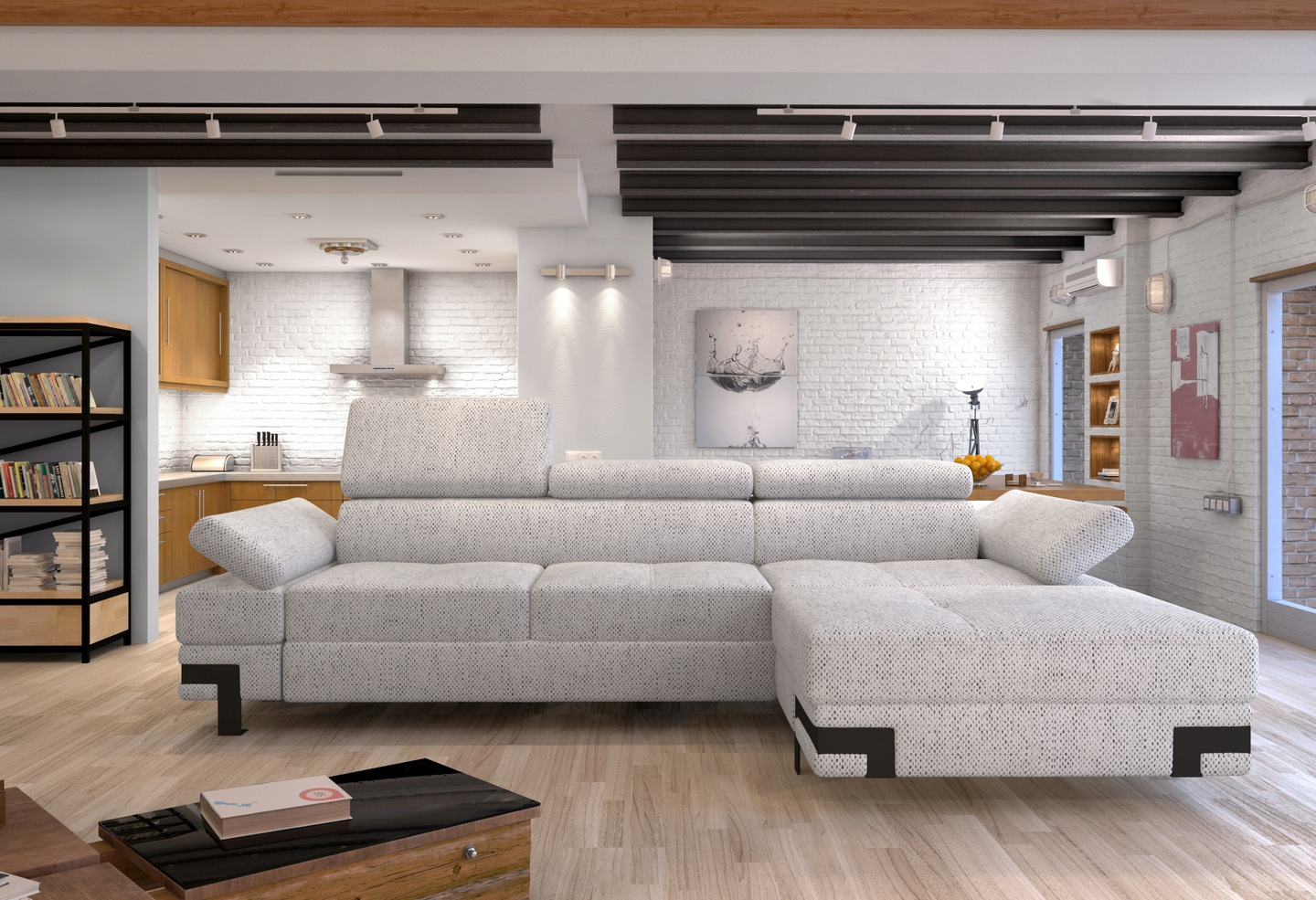 WYGODNY NAROŻNIK EMPORIO MINI BASIC DO SALONU
