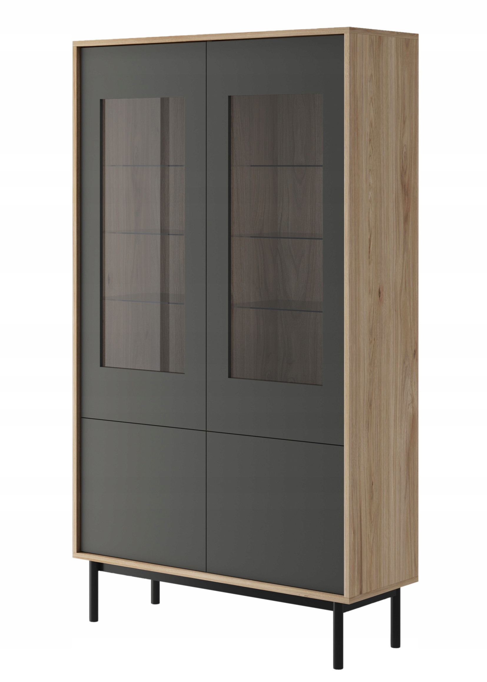 NOWOCZESNA WITRYNA BASIC 104 cm / JACKSON HICKORY