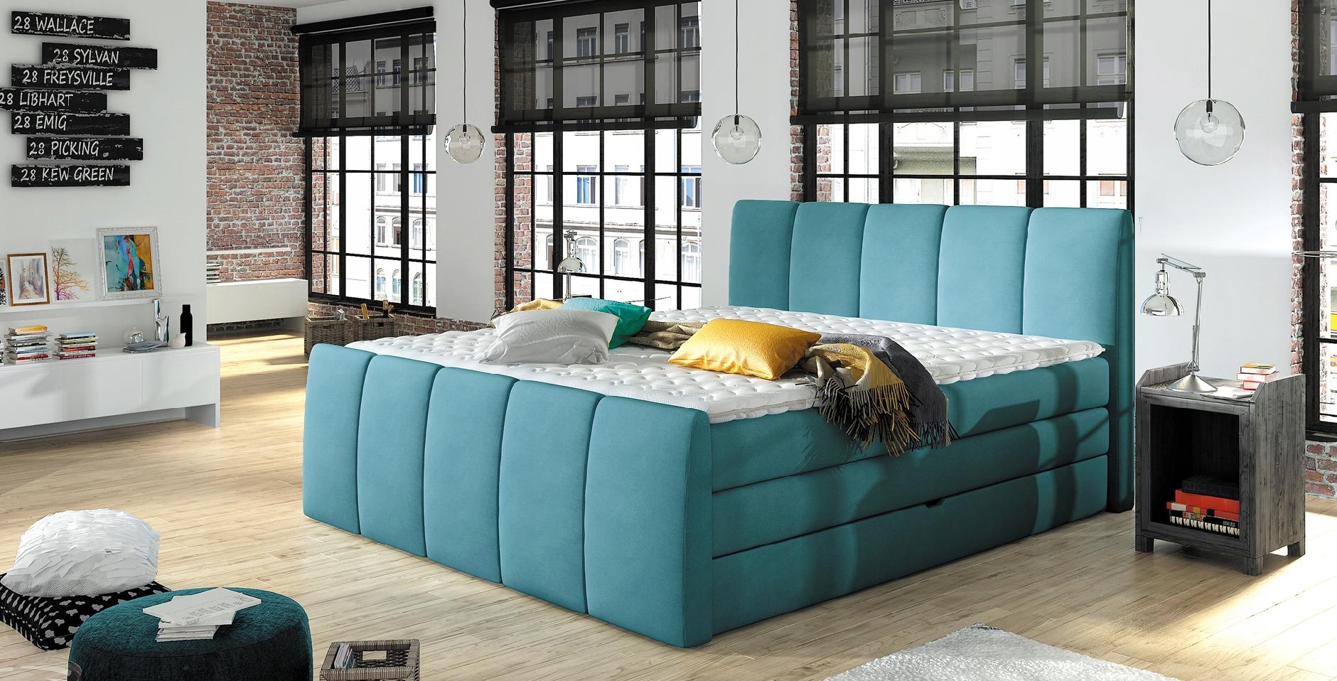 ŁÓŻKO KONTYNENTALNE BOXSPRING FRESCO BASIC 140x200