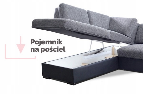 NAROŻNIK LUCA C / REGULOWANE ZAGŁÓKI / KOLORY