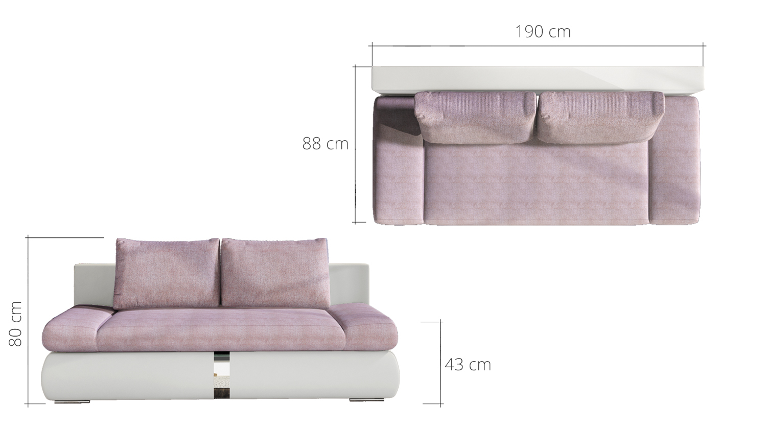 KANAPA SOFA WERSALKA PLAY BASIC / AUTOMAT DL