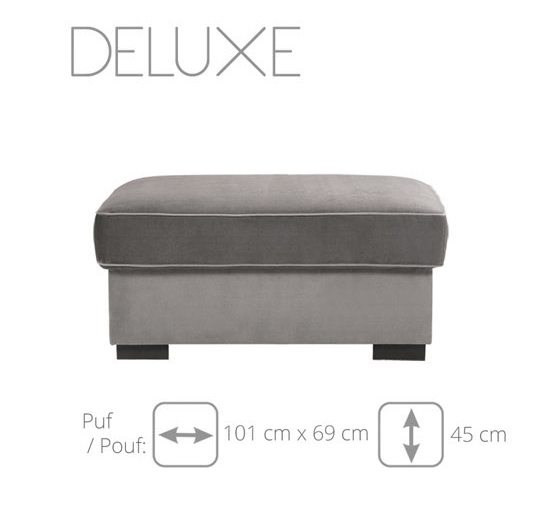 KLASYCZNA PUFA DELUXE BASIC / KOLORY