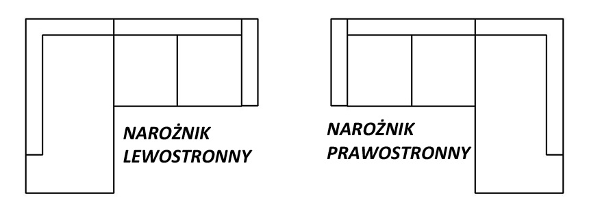 NAROŻNIK ROGÓWKA DO POKOJU VERA / Kolory