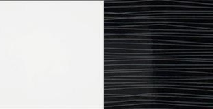 KOMODA AMANDA STRIPES / BIAŁY CZARNY
