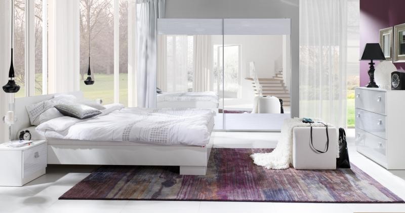 KOMODA AMANDA STRIPES / BIAŁY CZARNY