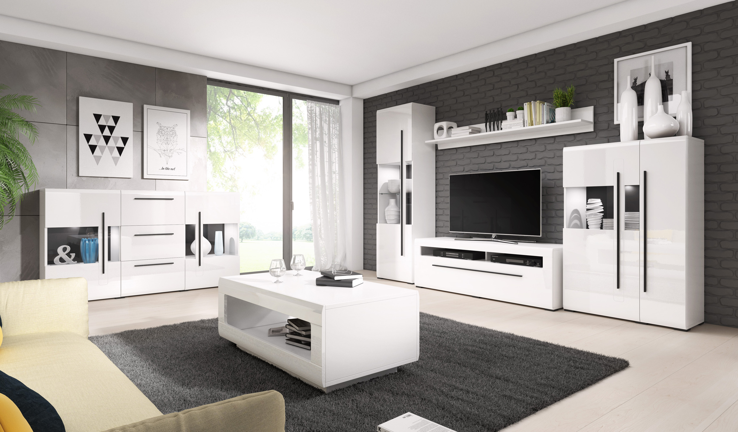 KOMODA WITRYNA 2D3S TULSA 28 / KOLORY