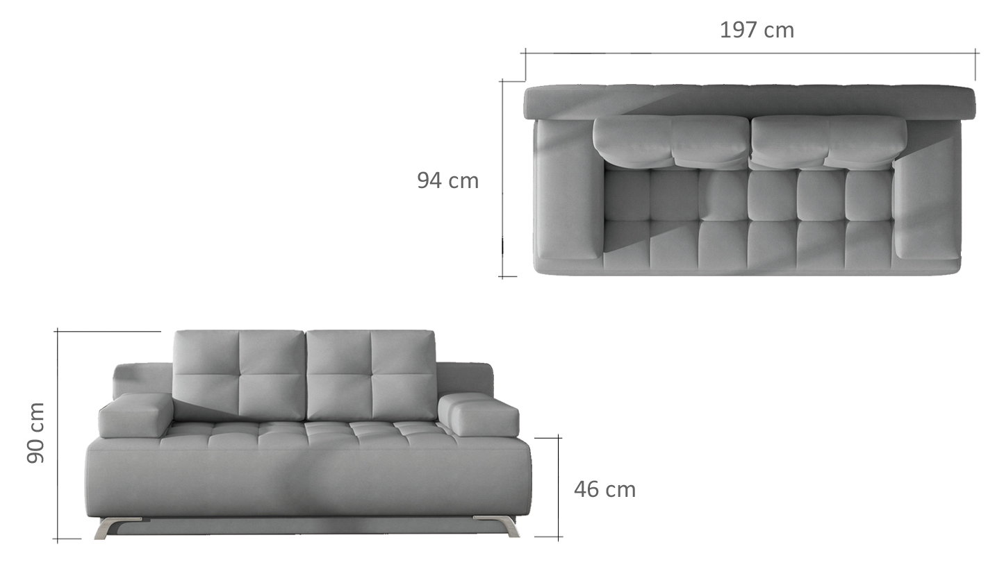 Kanapa Sofa Wersalka OSLO BASIC / AUTOMAT DL