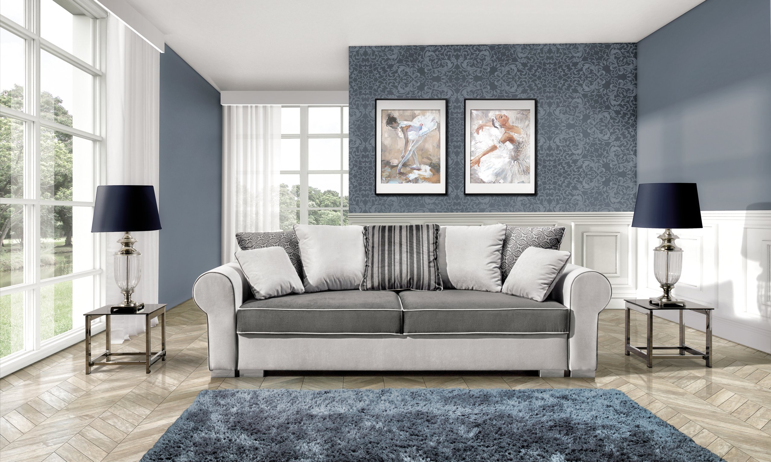 KANAPA SOFA WERSALKA DELUXE BASIC + AUTOMAT DL
