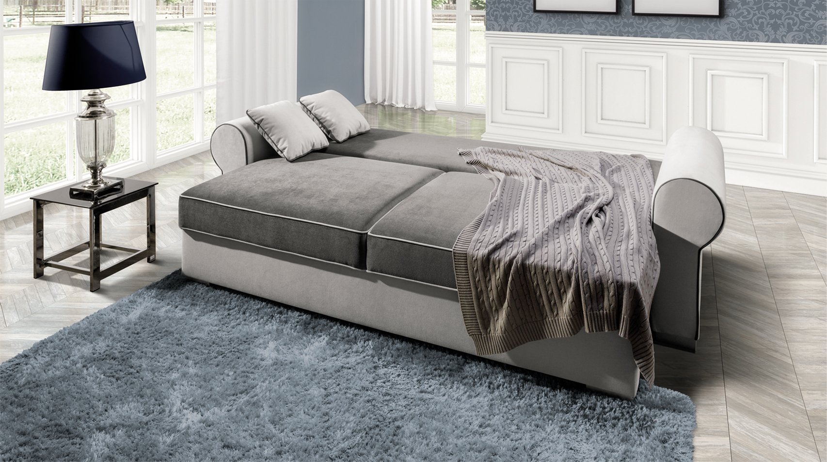 KANAPA SOFA WERSALKA DELUXE BASIC + AUTOMAT DL