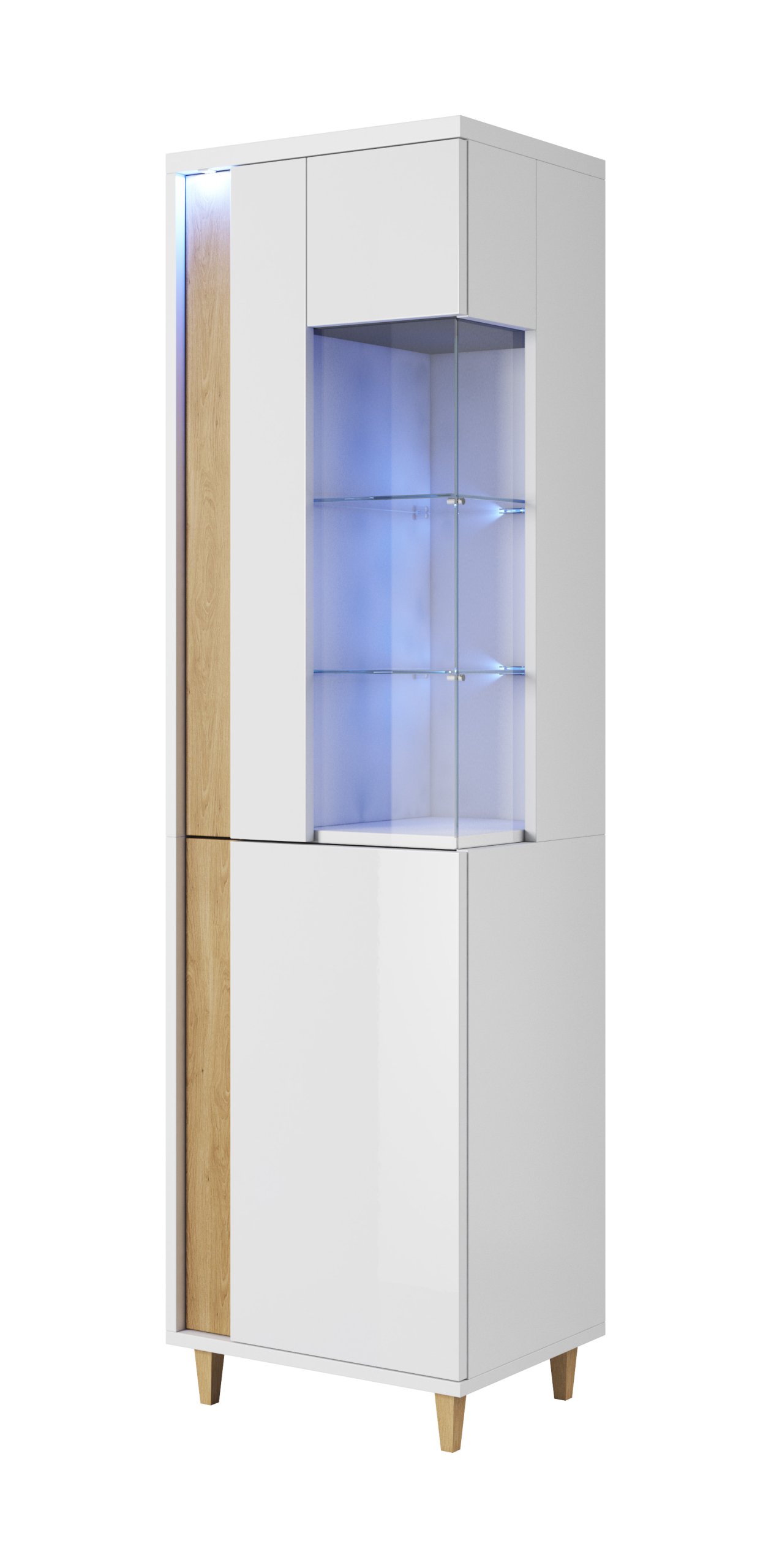 WITRYNA MARCO 52x196 PRAWA / 2 kolory - Połysk LED