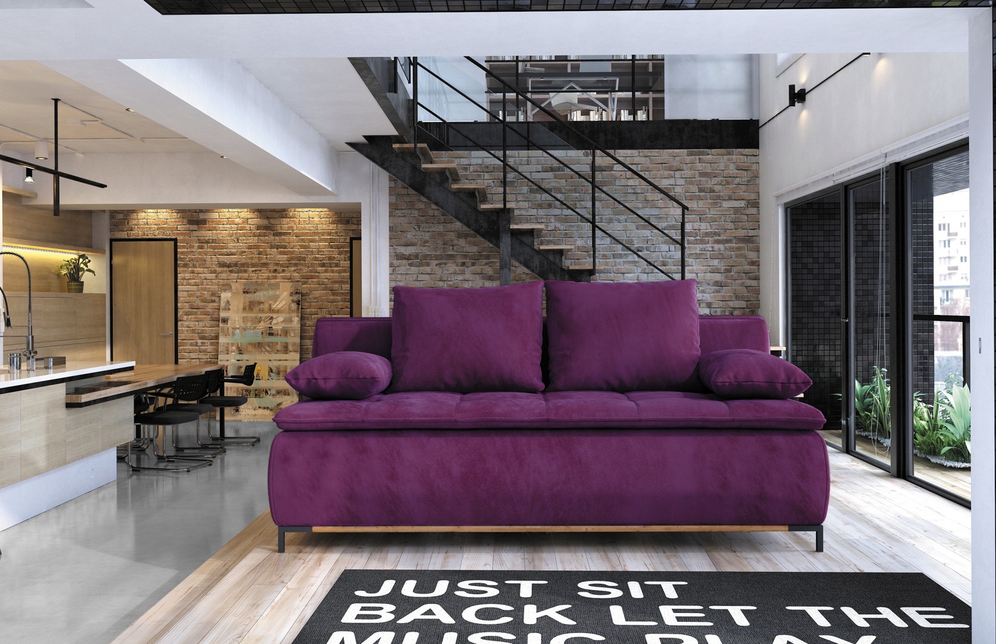 KANAPA SOFA WERSALKA SWEET BASIC + AUTOMAT DL
