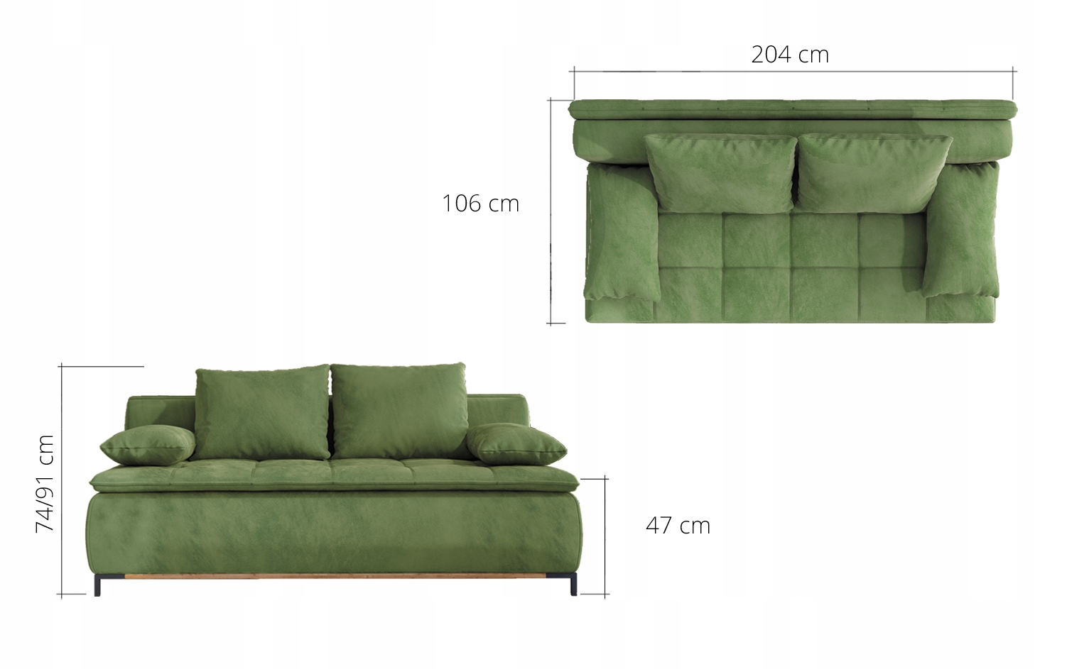 KANAPA SOFA WERSALKA SWEET BASIC + AUTOMAT DL