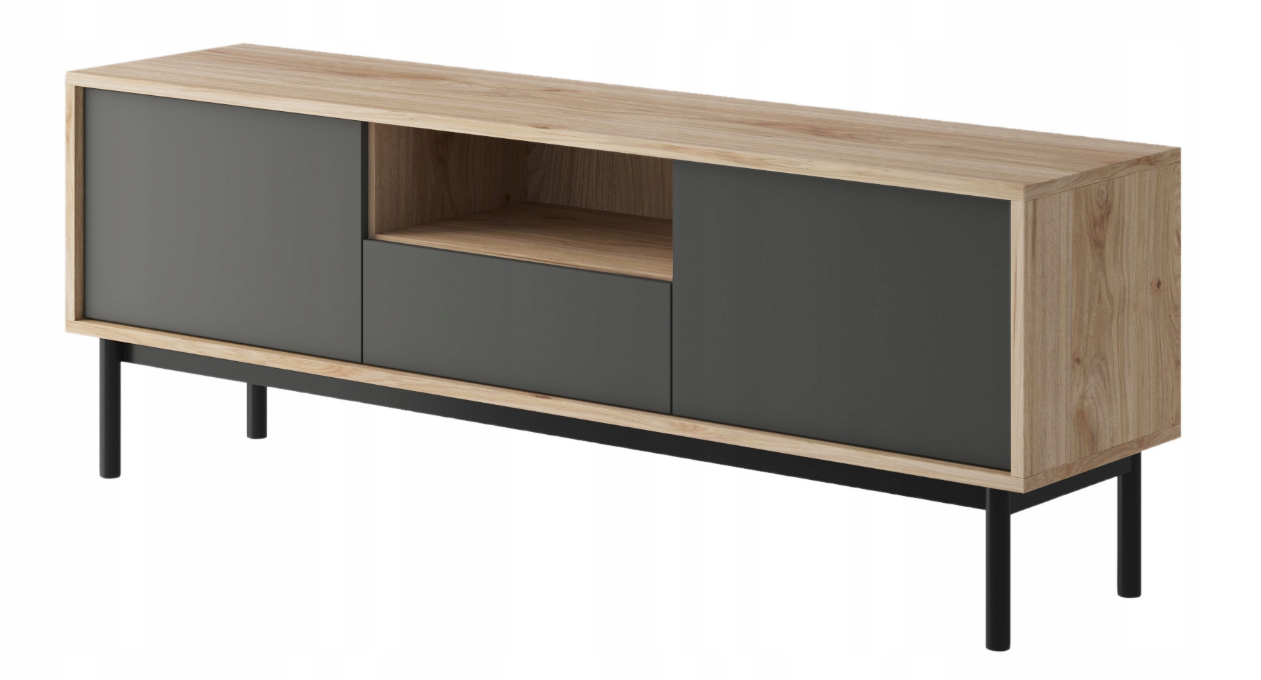 STOLIK SZAFKA RTV BASIC 154cm / JACKSON HICKORY
