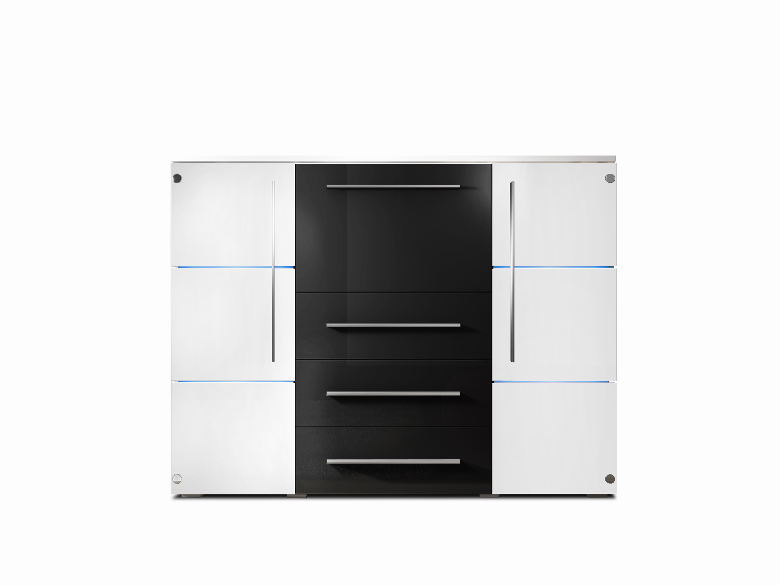 Nowoczesna Komoda BARI / Połysk! LED ! PRO +