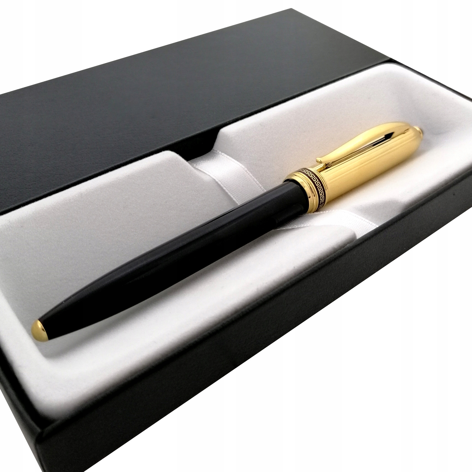 Pix premium cu aur 24K, Golden-Celebrity, Inox/Aur, Negru/Auriu