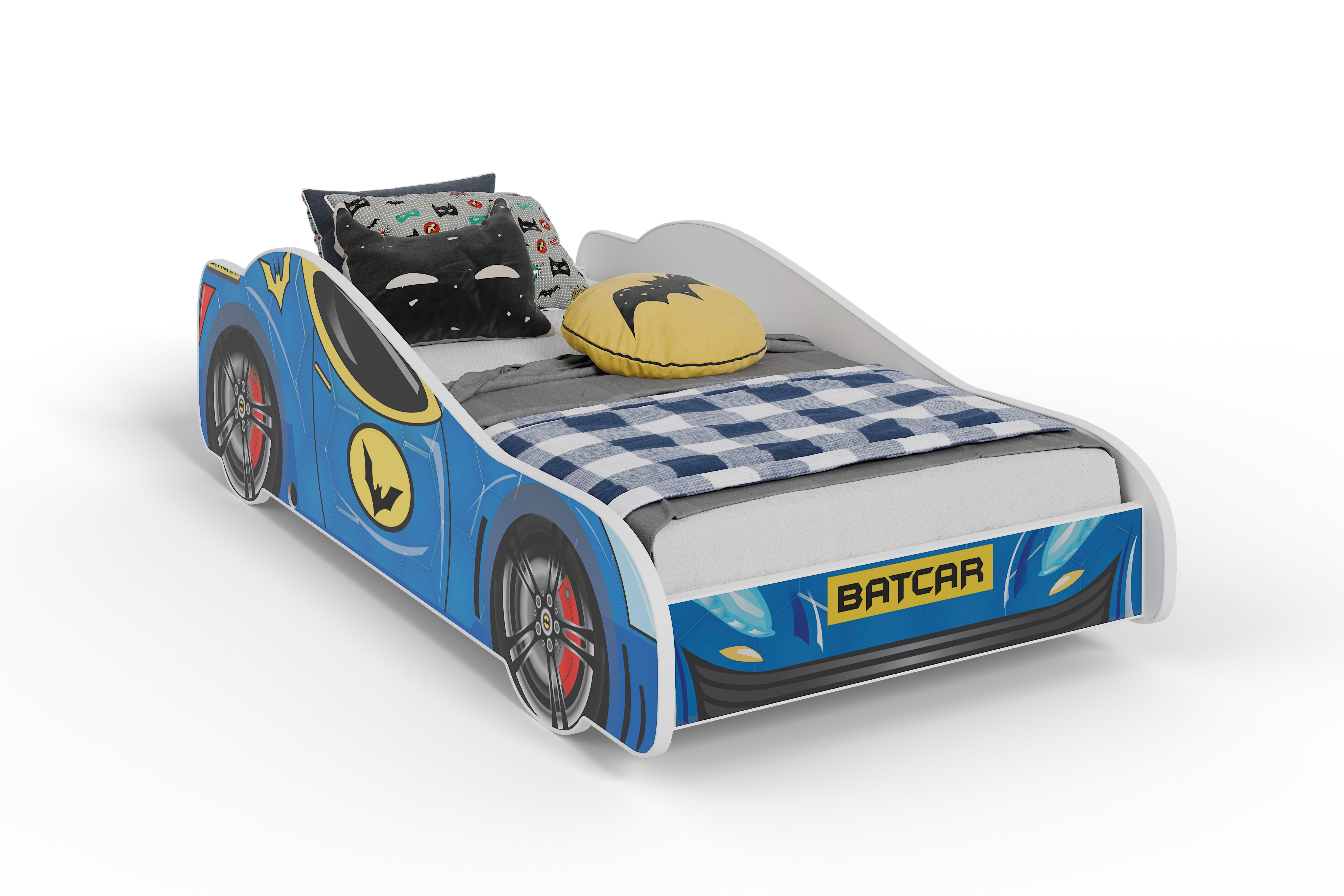 BATCAR Bērnu gulta 160x80 ar matraci