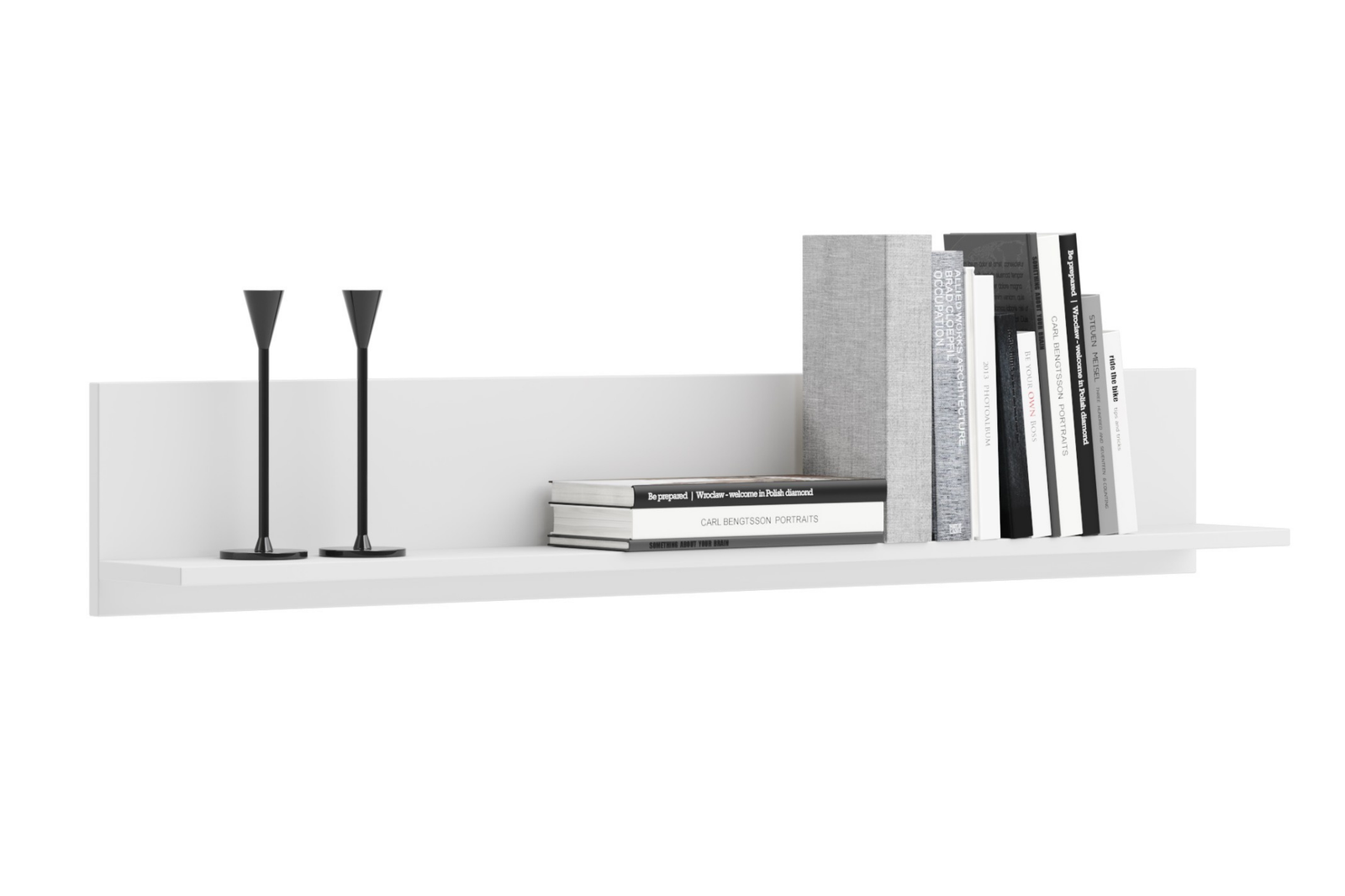 Plaukts balts 100 cm - balts
