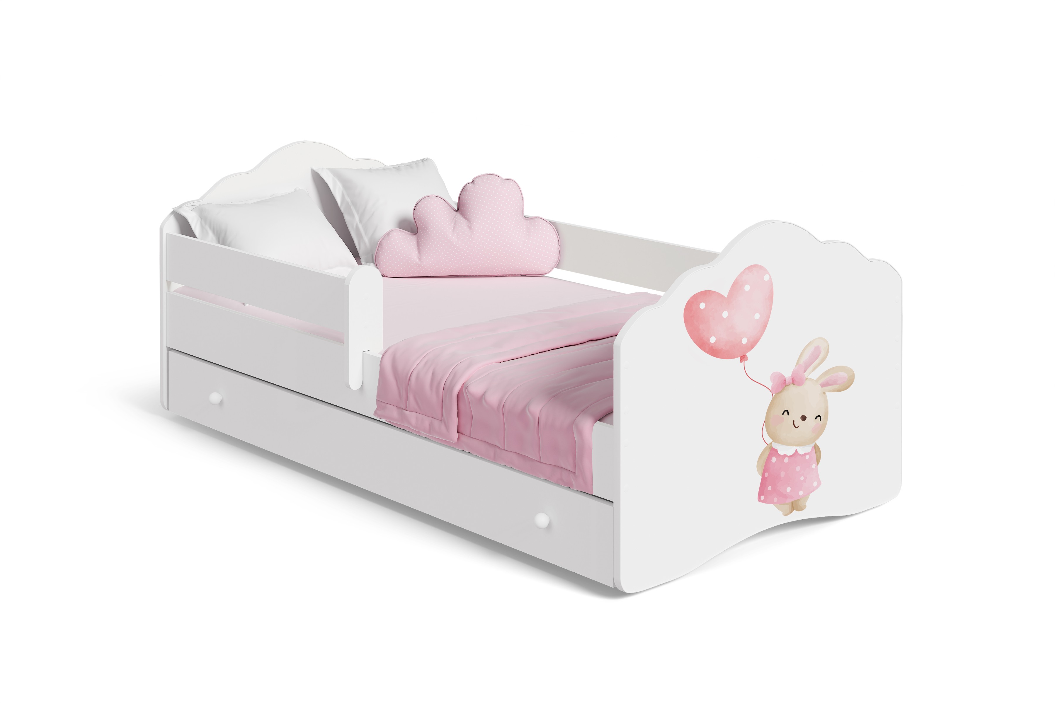 FALA Bērnu gulta 160x80 drawer - Bunny