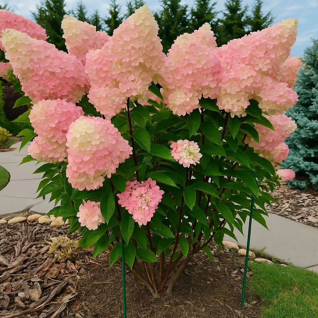 Hortensja w ogrodzie