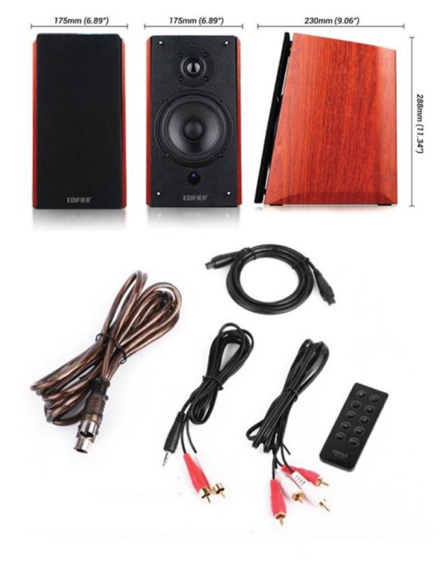 EDIFIER R2000DB zestaw stereo bluetooth czarny - Edifier | Sklep EMPIK.COM