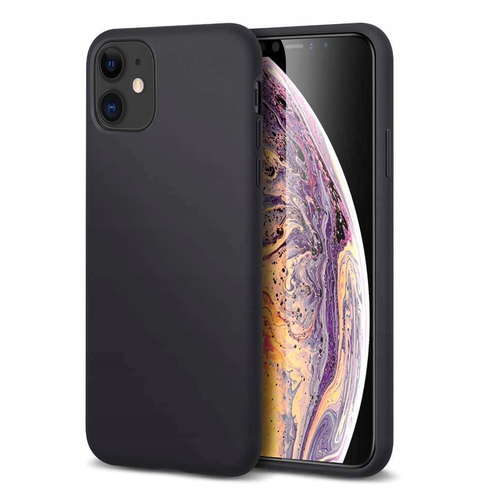 Etui Matowe do Iphone 11 | CZARNE